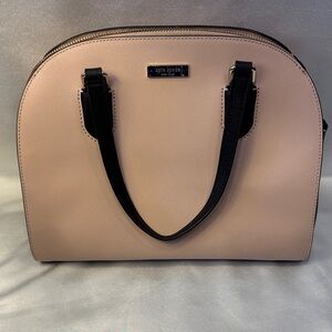 Kate Spade Pink and Black Satchel NWOT